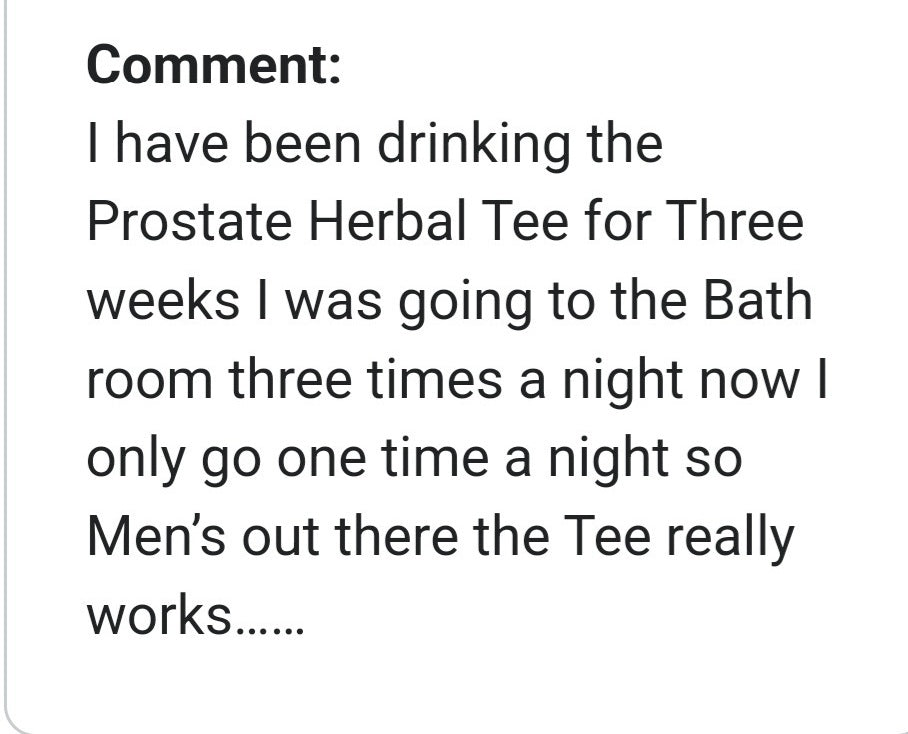 Prostate Health Tea